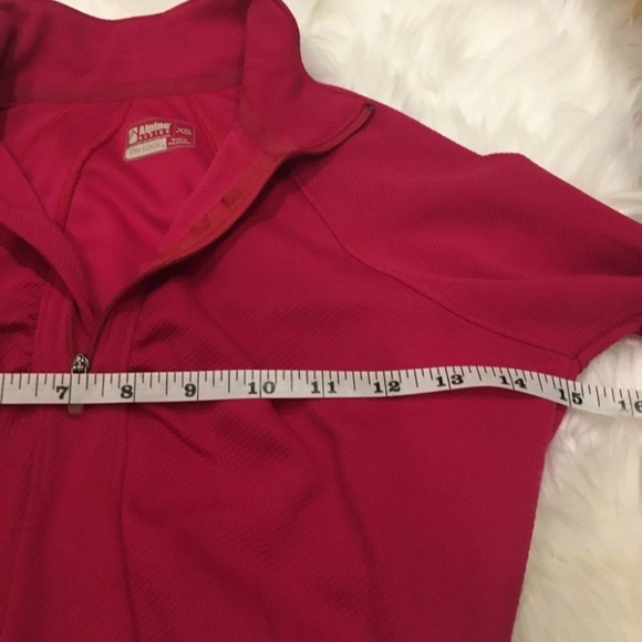 Alpine Design Fleece Women's Pullover Size XS Cranberry 1/4 Zip Long Sleeve - Picture 8 of 12